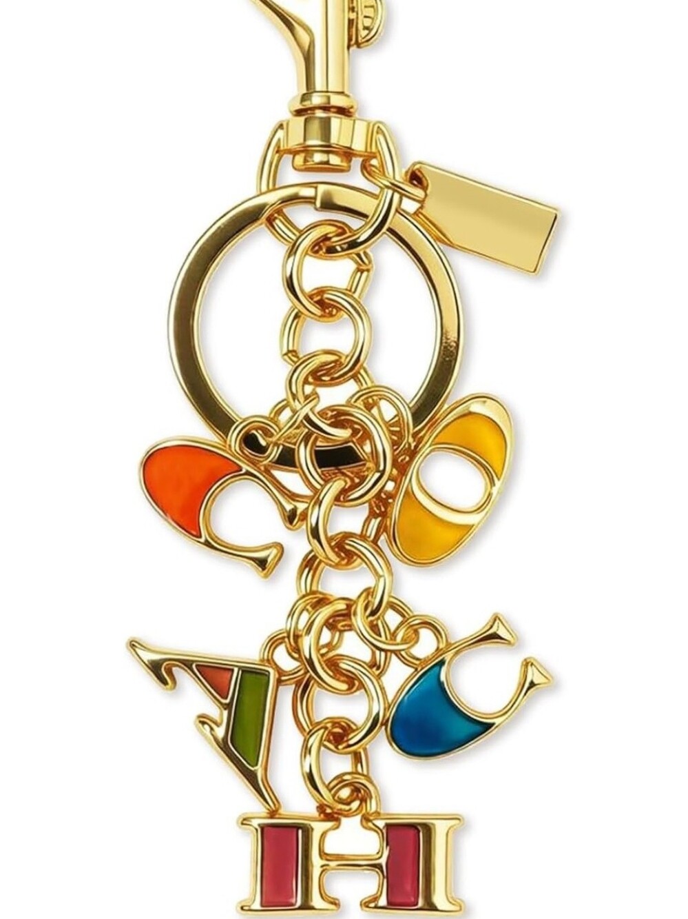 ⚜️GOLD TONE KEY CHAIN/BAG CHARM  BRAND NEW - Picture 2 of 6